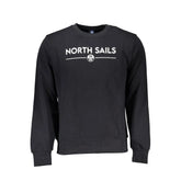 North Sails Black Cotton Men Sweater - XL - Sweatshirts