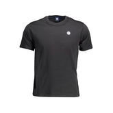 North Sails Black Cotton Men T-Shirt - XL - T-Shirts