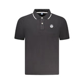 North Sails Black Cotton Mens Polo Shirt - Polos