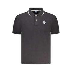 North Sails Black Cotton Mens Polo Shirt - Polos