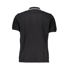 North Sails Black Cotton Polo Shirt - Polos