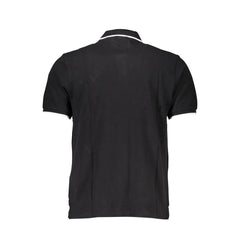 North Sails Black Cotton Polo Shirt - Polos