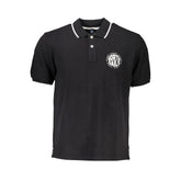 North Sails Black Cotton Polo Shirt - Polos