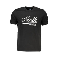 North Sails Black Cotton T-Shirt - T-Shirts