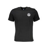 North Sails Black Cotton T-Shirt - T-Shirts