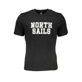 North Sails Black Cotton T-Shirt - T-Shirts