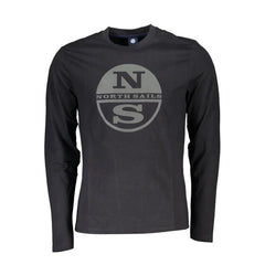 North Sails Black Cotton T-Shirt - XXL - T-Shirts