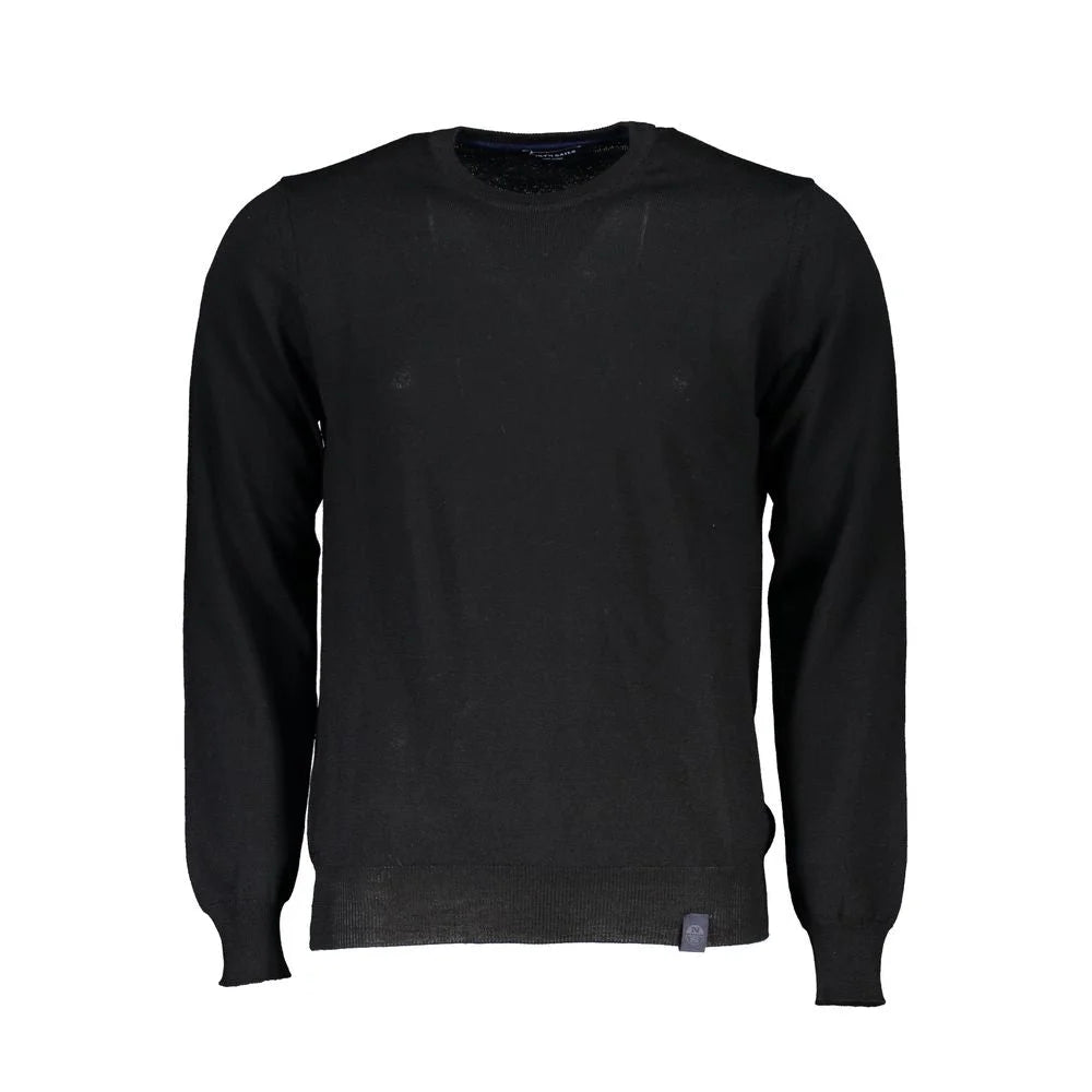 North Sails Black Fabric Sweater - Sweaters
