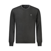 North Sails Black Wool Men Sweater - Sweaters