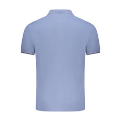 North Sails Blue Cotton Men Polo Shirt