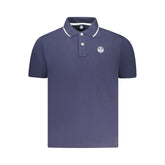 North Sails Blue Cotton Men Polo Shirt - Polos