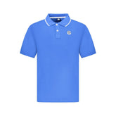 North Sails Blue Cotton Men Polo Shirt - Polos