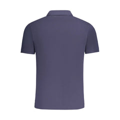 North Sails Blue Cotton Men Polo Shirt - Polos