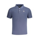 North Sails Blue Cotton Men Polo Shirt - Polos