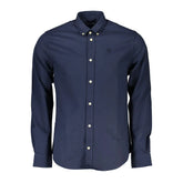 North Sails Blue Cotton Men Shirt - S - Shirts