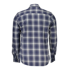 North Sails Blue Cotton Men Shirt - Shirts
