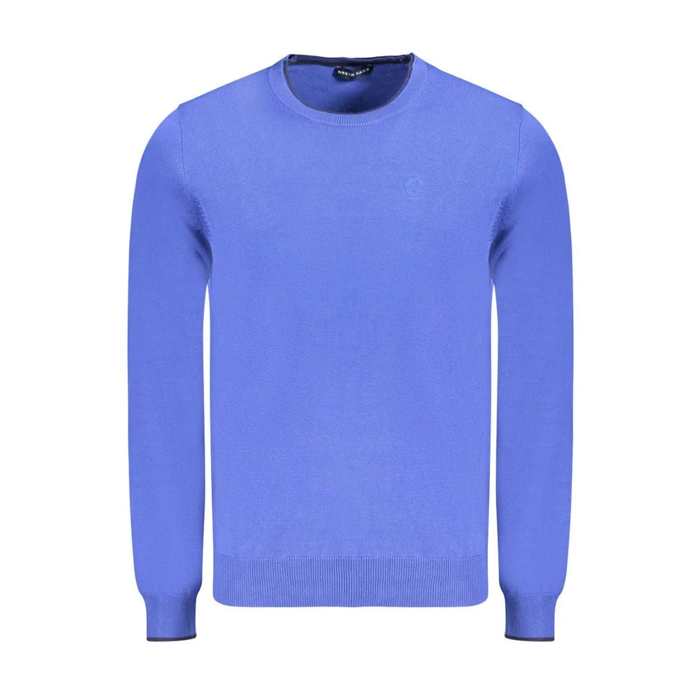 North Sails Blue Cotton Men Sweater