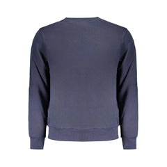North Sails Blue Cotton Men Sweater - S - Sweatshirts