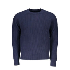 North Sails Blue Cotton Men Sweater - Sweaters