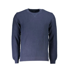 North Sails Blue Cotton Men Sweater - Sweaters