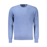 North Sails Blue Cotton Men Sweater - Sweaters