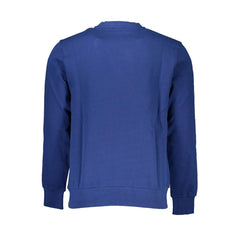 North Sails Blue Cotton Men Sweater - Sweatshirts