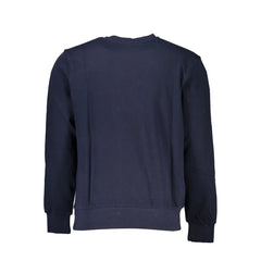 North Sails Blue Cotton Men Sweater - Sweatshirts
