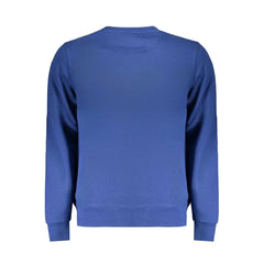 North Sails Blue Cotton Men Sweater - Sweatshirts