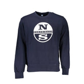 North Sails Blue Cotton Men Sweater - Sweatshirts