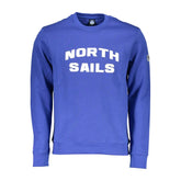 North Sails Blue Cotton Men Sweater - Sweatshirts
