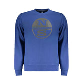 North Sails Blue Cotton Men Sweater - Sweatshirts