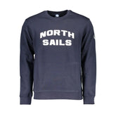 North Sails Blue Cotton Men Sweater - XL - Sweatshirts