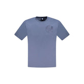 North Sails Blue Cotton Men T-Shirt