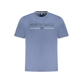 North Sails Blue Cotton Men T-Shirt - T-Shirts