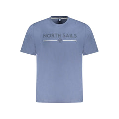 North Sails Blue Cotton Men T-Shirt - T-Shirts