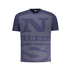 North Sails Blue Cotton Men T-Shirt - T-Shirts