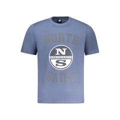 North Sails Blue Cotton Men T-Shirt - T-Shirts