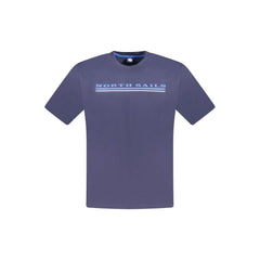 North Sails Blue Cotton Men T-Shirt - T-Shirts