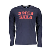 North Sails Blue Cotton Men T-Shirt - XXL - T-Shirts