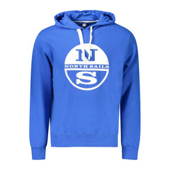North Sails Blue Cotton Men’s Sweater - Hoodies