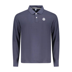 North Sails Blue Cotton Polo Shirt - Polos