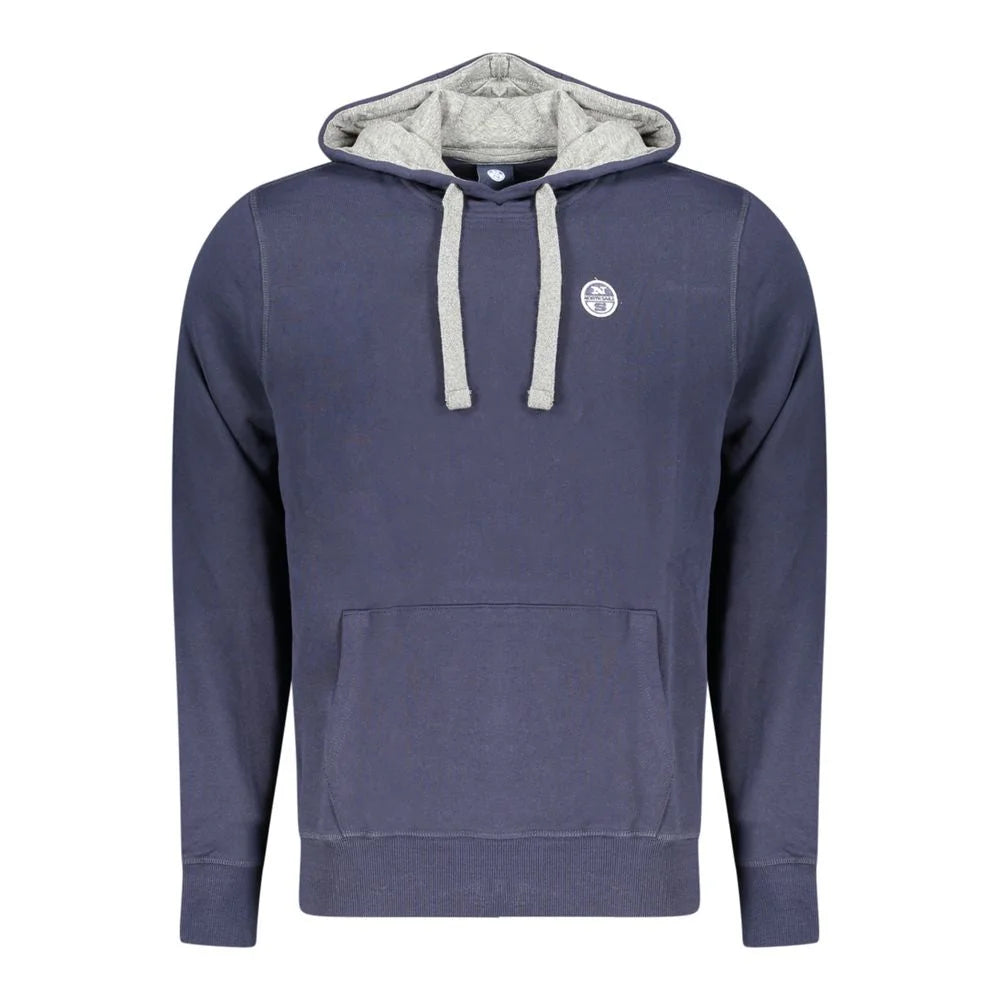 North Sails Blue Cotton Sweatshirt - Hoodies