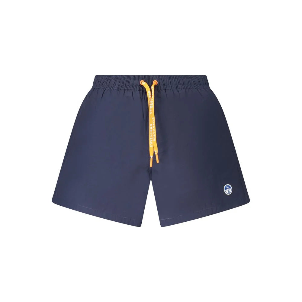 North Sails Blue Cotton Swimwear - Swim Boxers