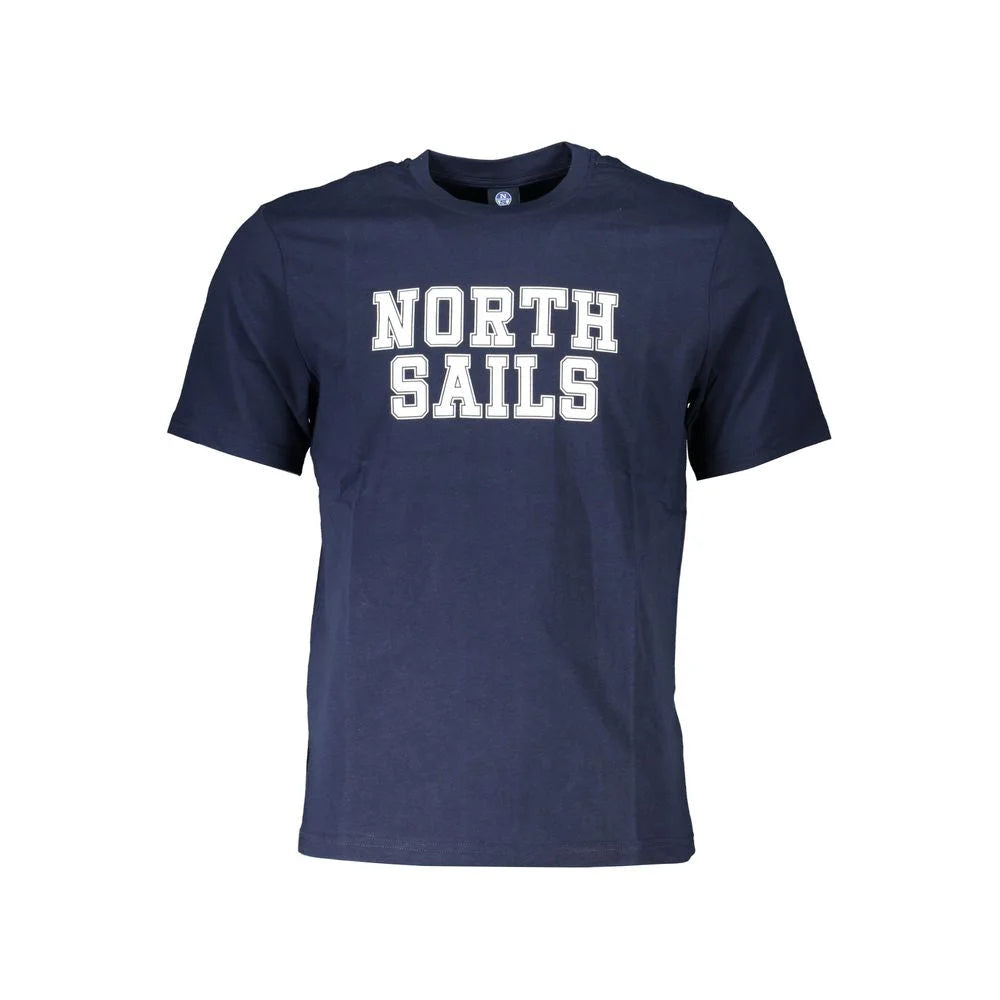 North Sails Blue Cotton T-Shirt - T-Shirts