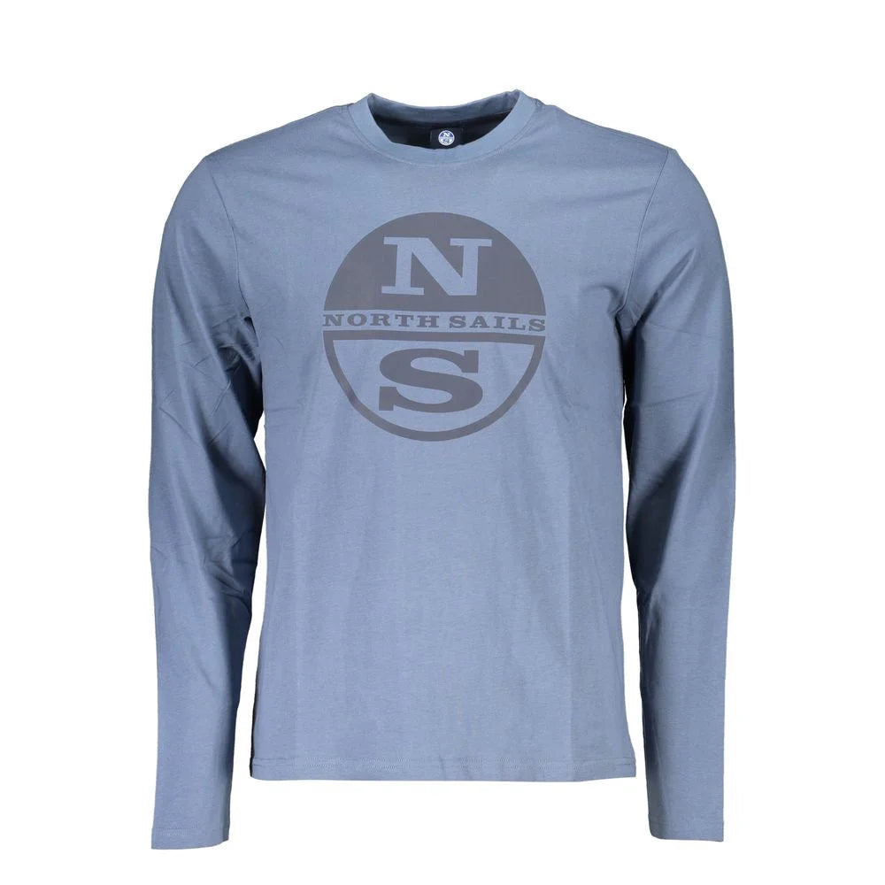 North Sails Blue Cotton T-Shirt - T-Shirts