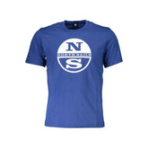 North Sails Blue Cotton T-Shirt - T-Shirts
