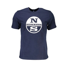 North Sails Blue Cotton T-Shirt - XL - T-Shirts