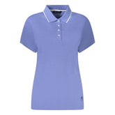 North Sails Blue Cotton Women Polo Shirt - Polos