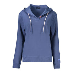 North Sails Blue Cotton Women Sweater - Hoodies