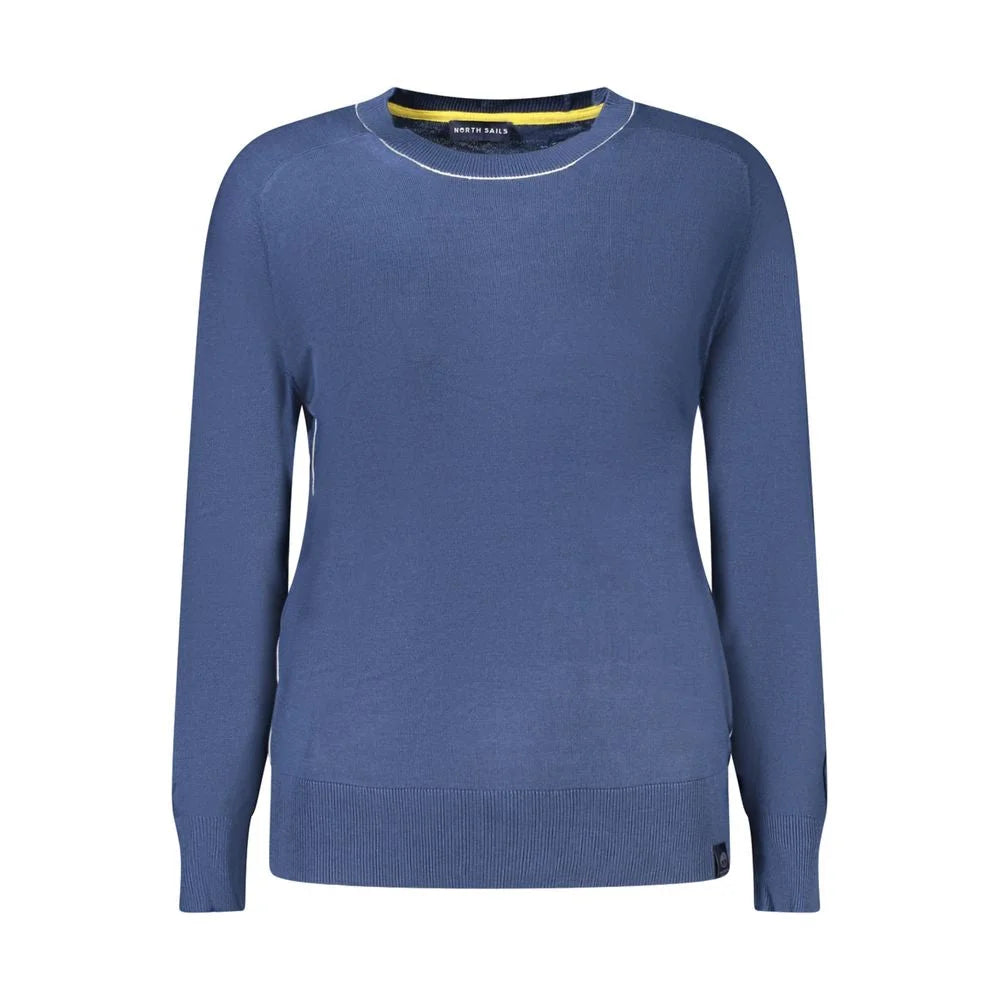 North Sails Blue Cotton Women Sweater - Sweaters